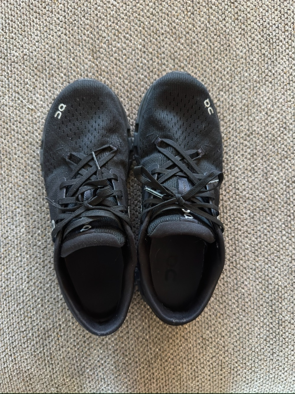 On Running Black Men's Athletic Running Shoes